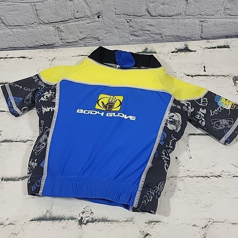 Body Glove Floatie Wetsuit Top SPF 50+ Shirt Boys Size Medium 30-45lbs